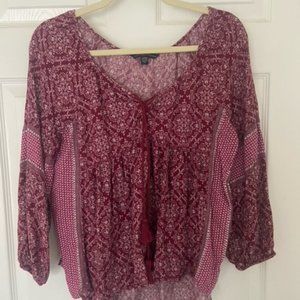 American Eagle Peasant Top